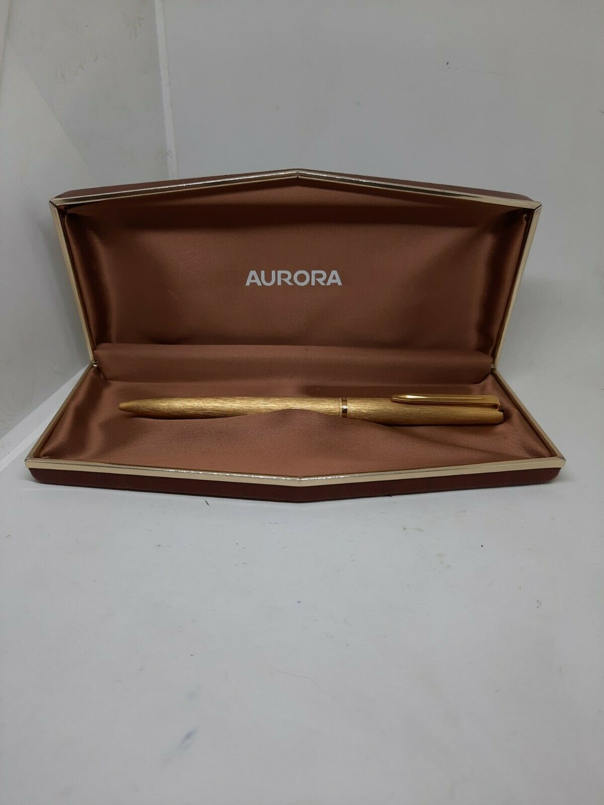 Aurora 98 Gold Plated 23k Vintage Ballpoint Pen