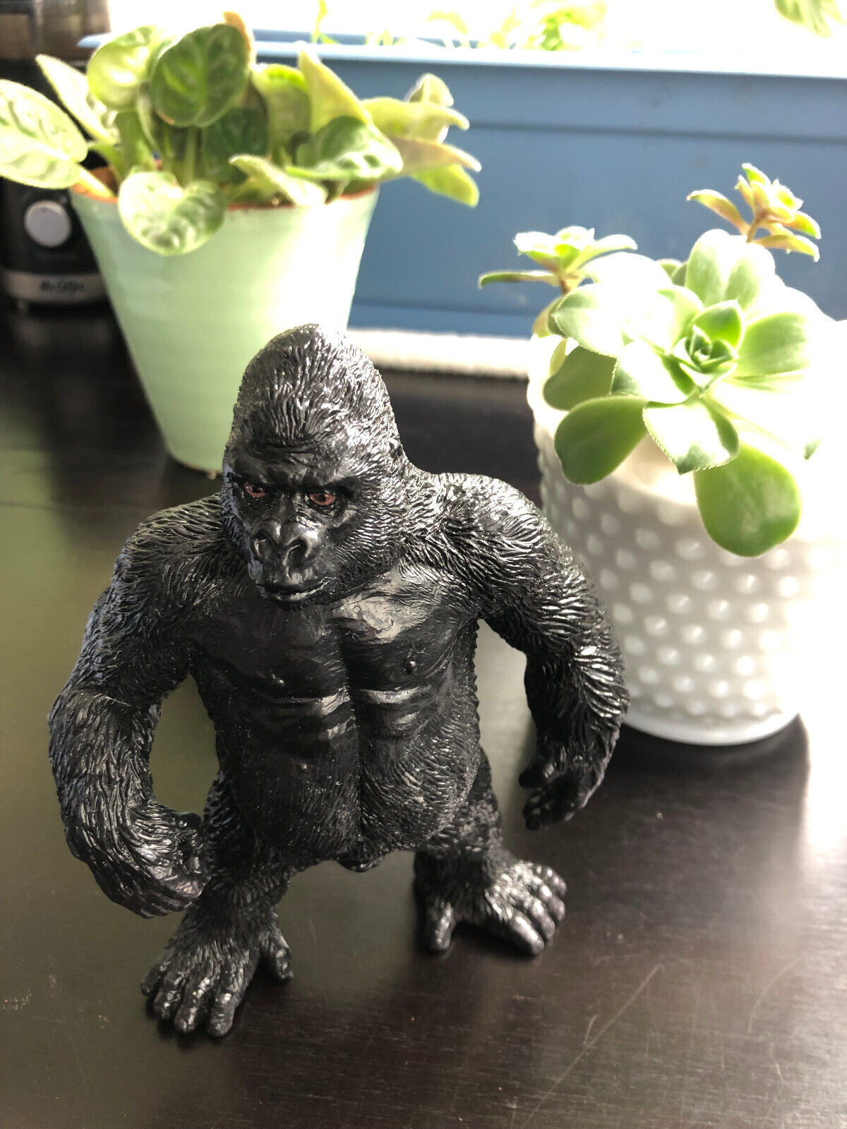 Recur Black Gorilla 2015 Ankyl Toys Realistic Detail 6 X 5 Inch