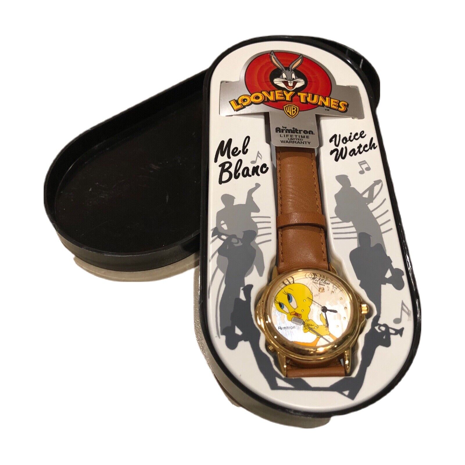Looney Tunes Wrist Watch Mel Blanc Tweety Bird Armitron Voice Watch Untested