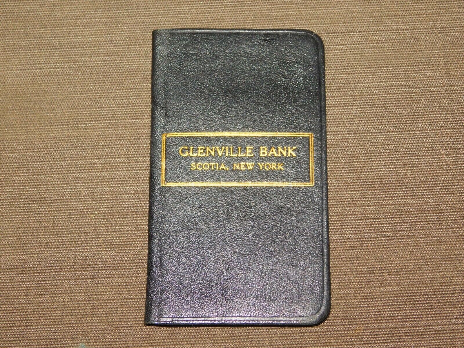 Vintage 1935    4" X 2 1/4"   Glenville Bank Scotia Ny Mini Bank Book