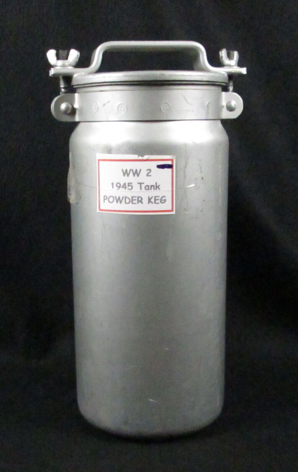 Vintage Wwii Sample Powder Tank Keg 1945 Us Navy T.a.c.u. Co