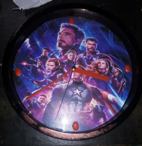 Custom Made Avengers Endgame - 9” Wall Clock - Many Genres Available