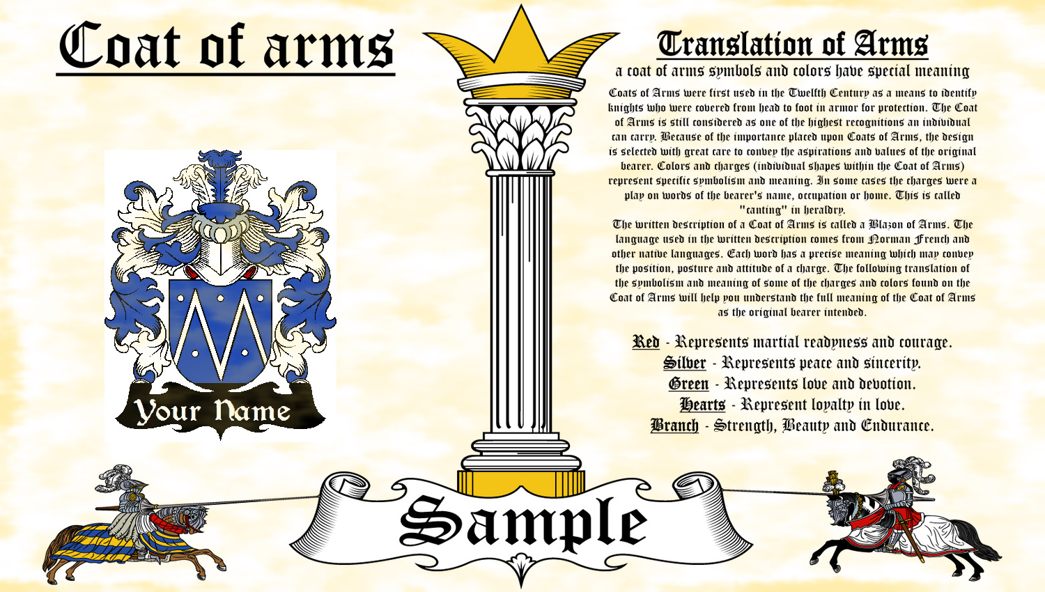 Achmatowicz-achmatowicz Coat Of Arms Heraldry Blazonry Print