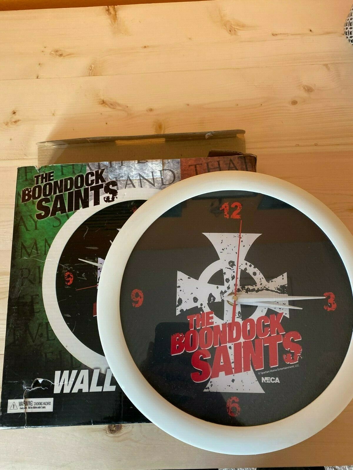 Neca Boondock Saints Wall Clock Mib Perfect Condition!! Collectible!!