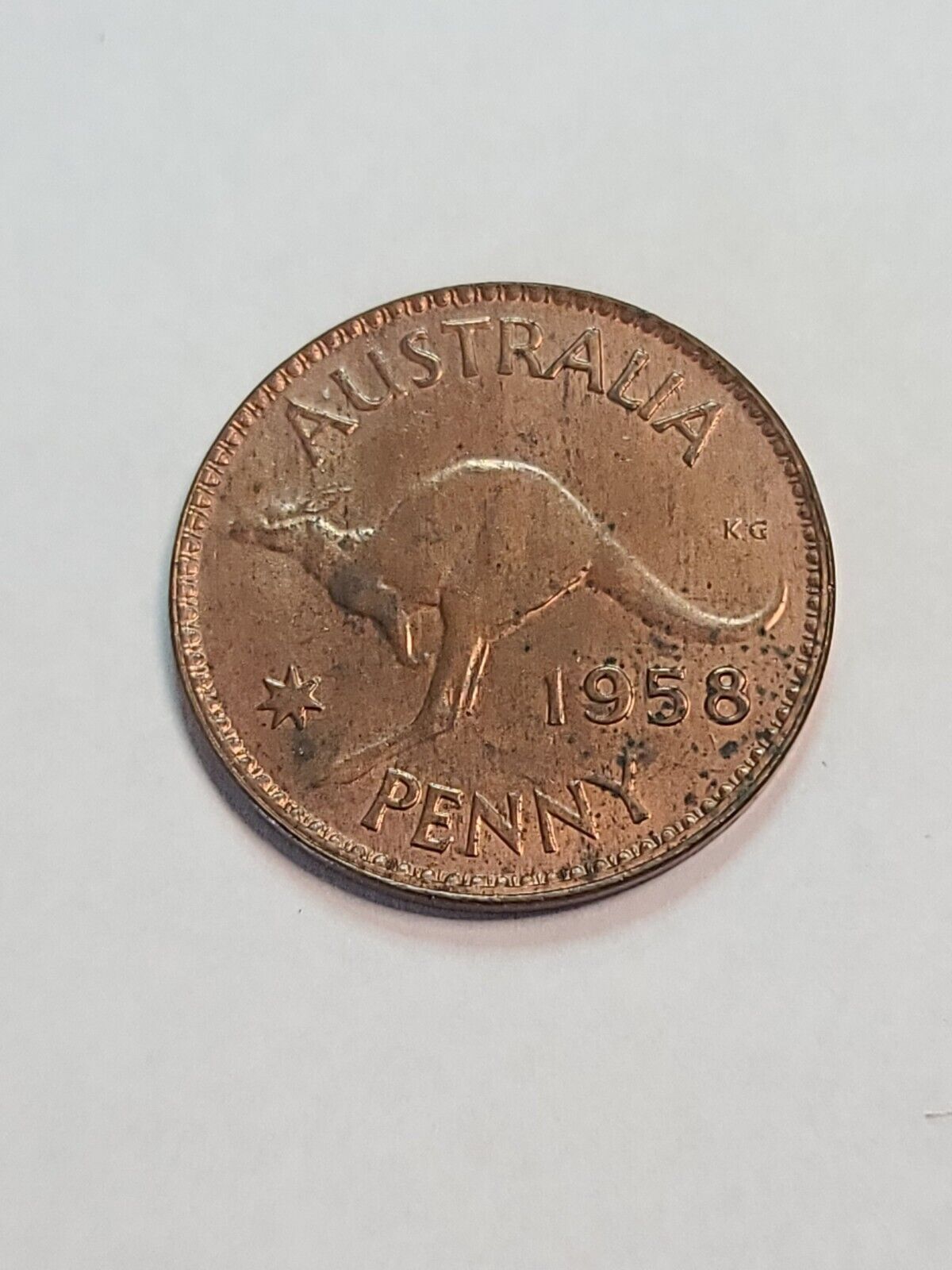 Australian Penny Coins  1958   Bu           (#12)