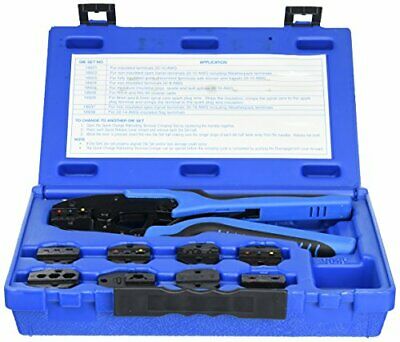 Tool Aid Sg Sgt18980 Ratcheting Terminal Crimping Kit Quick Change With 9 Die S