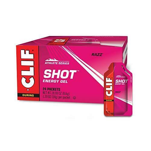 Clif Shot - Energy Gels - Razz - Non-gmo - Non-caffienated - Fast Carbs For