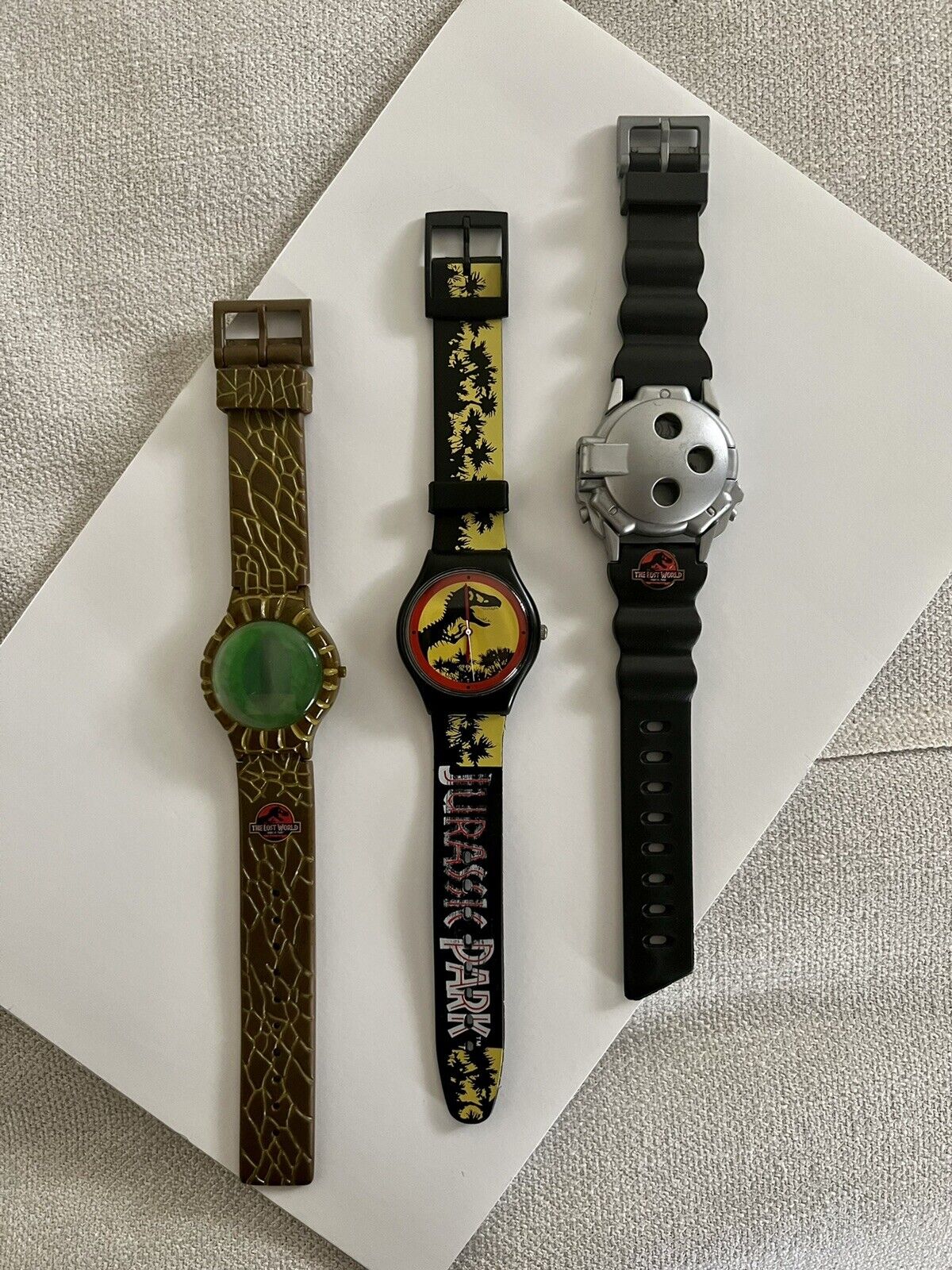 Lot Of 3 Jurassic Park Watches