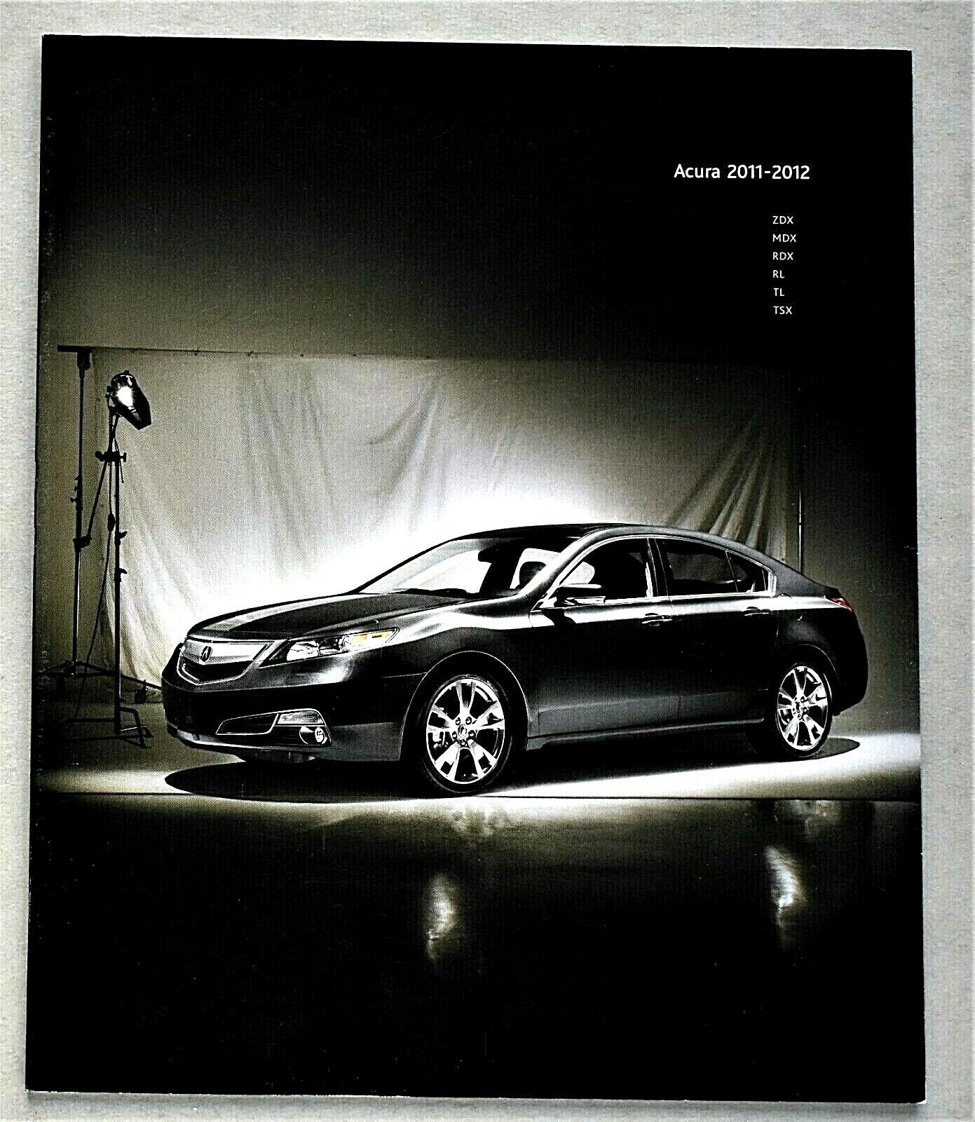 Amazing 2011 2012 Acura Full Line Sales Brochure ~ 36 Pages ~ 11" X 9"