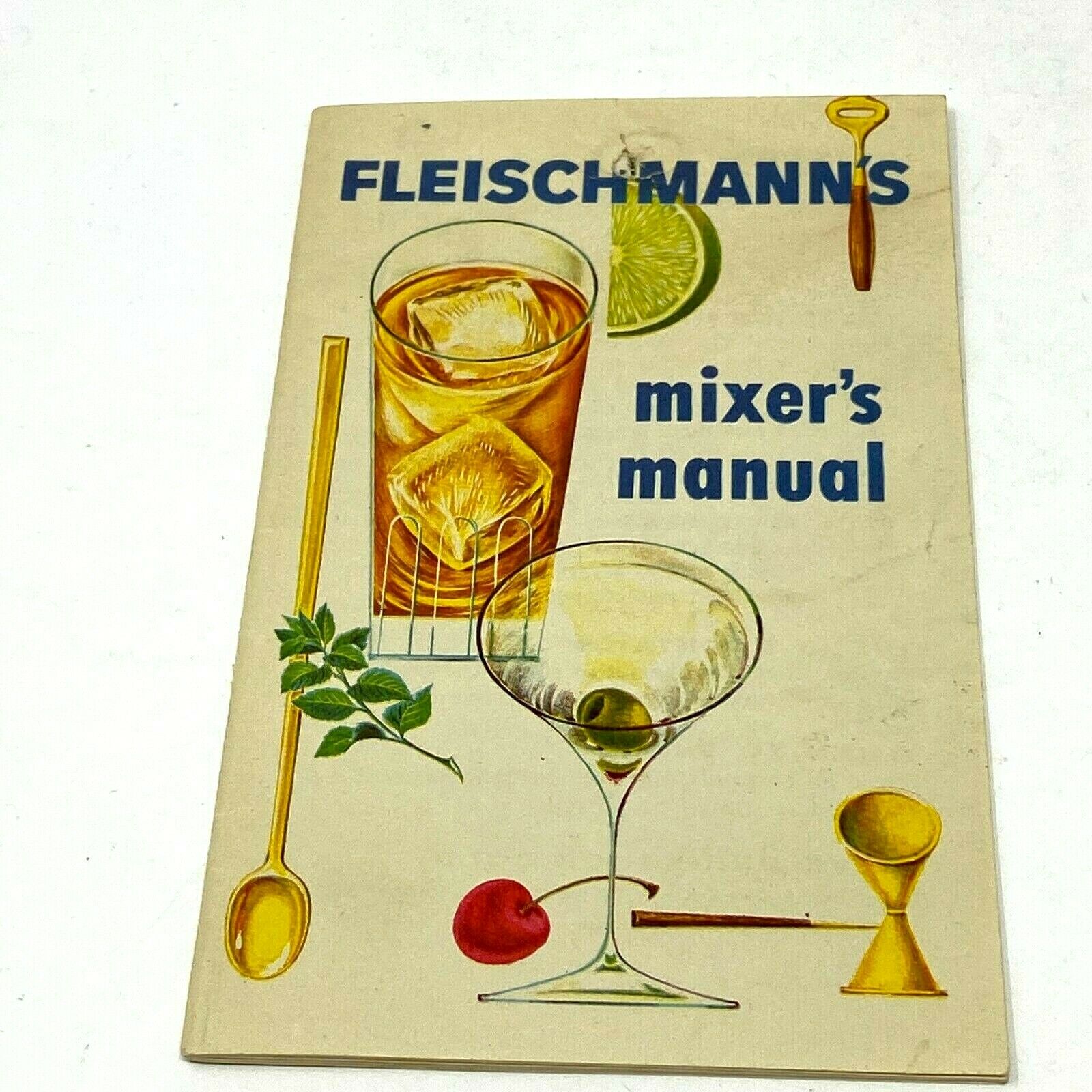 Fleischmann's Mixer's Manual Drink Recipes Booklet