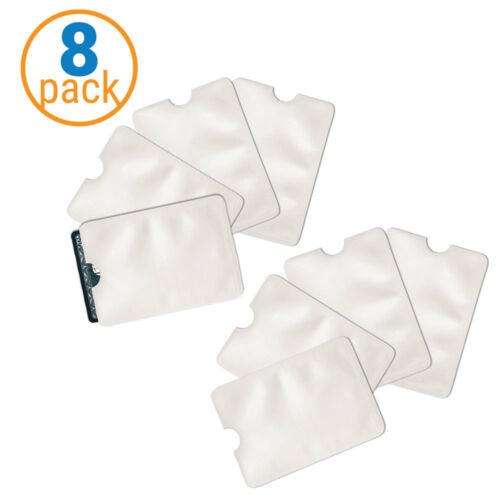 8 Pack Of Safety Sleeves Rfid Protectors Credit Card & Identity Theft Protection