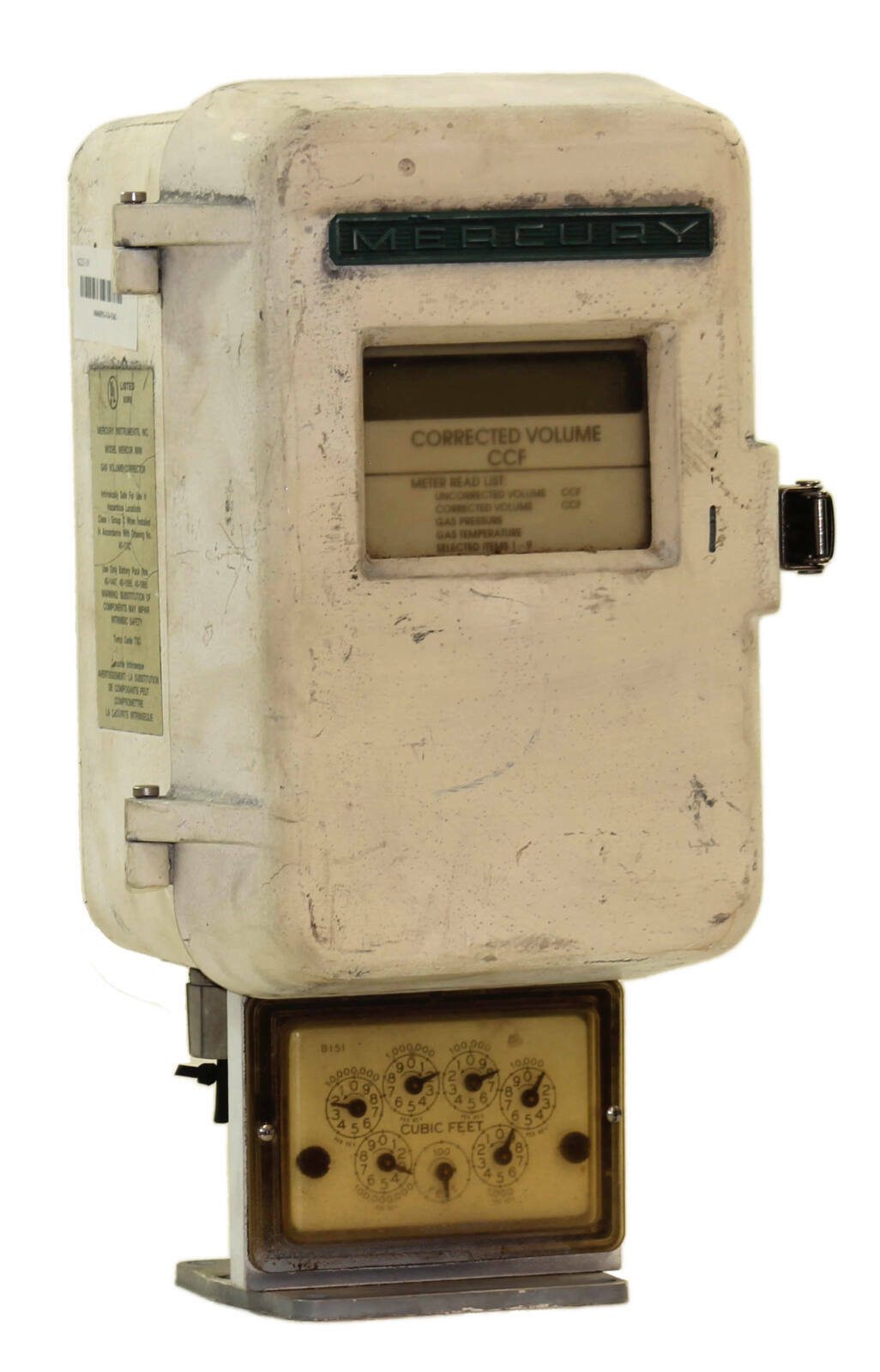 Honeywell 0-60 Spig Gas Volume Corrector 1/pkg Mercury Mini-p- White