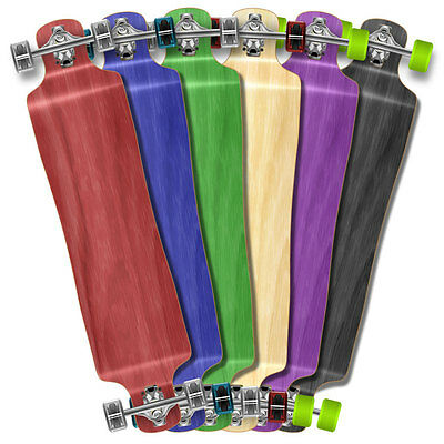 Yocaher Lowrider Blank Longboard Complete - Stained Assorted Color