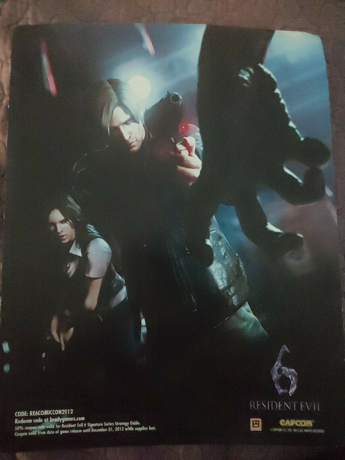 2012 Resident Evil Capcom Promo Poster