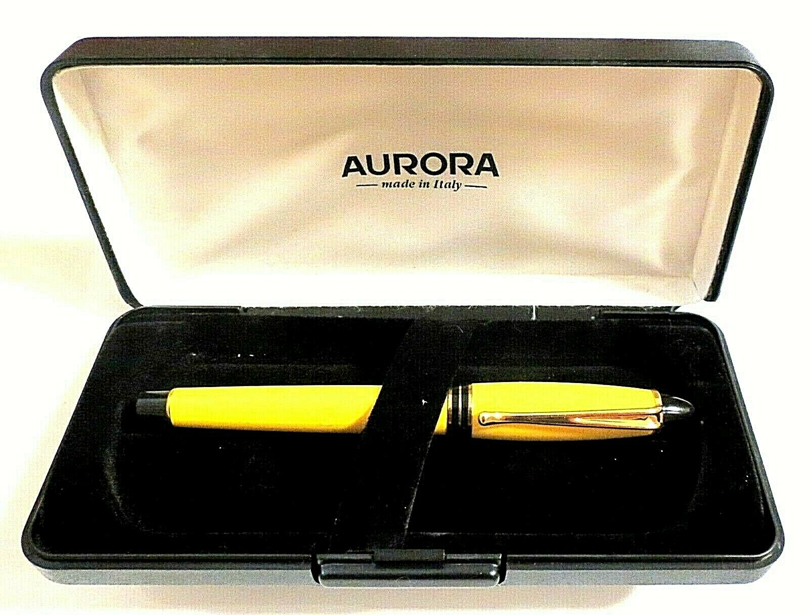 Aurora Rollerball - Yellow - Made In Italy