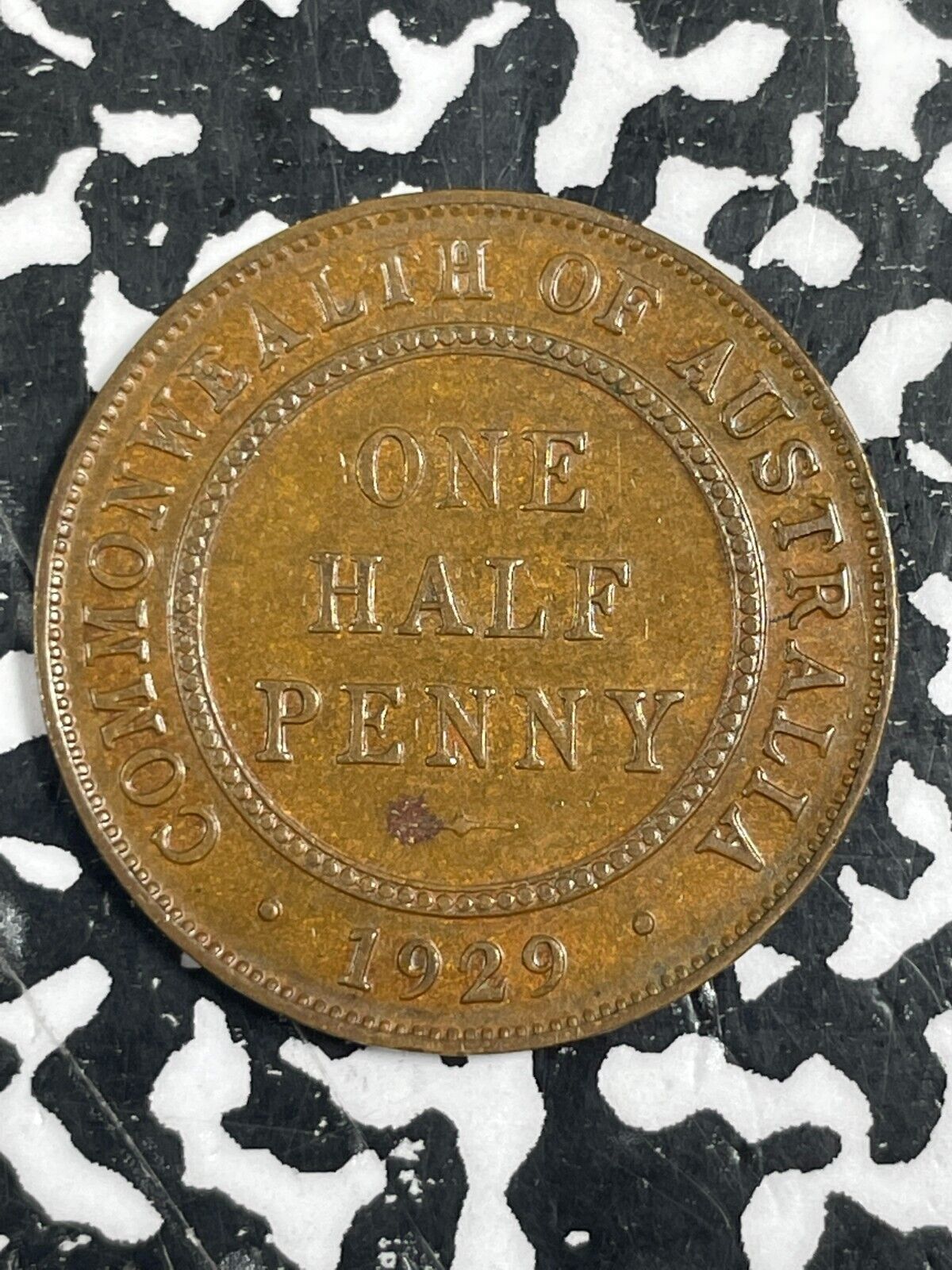 1929 Australia 1/2 Penny Lot#v5669