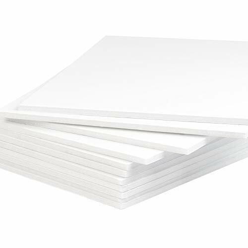 Mat Board Center Pack Of 10 Foam Boards 11x14 Inch Many Sizes Available 1/8" ...