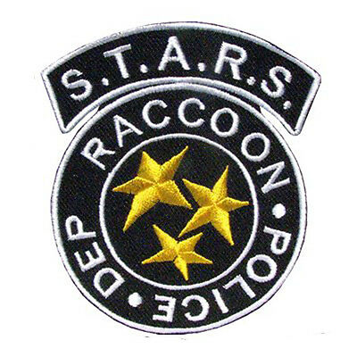 Resident Evil S.t.a.r.s. Raccoon Police Iron On Patch