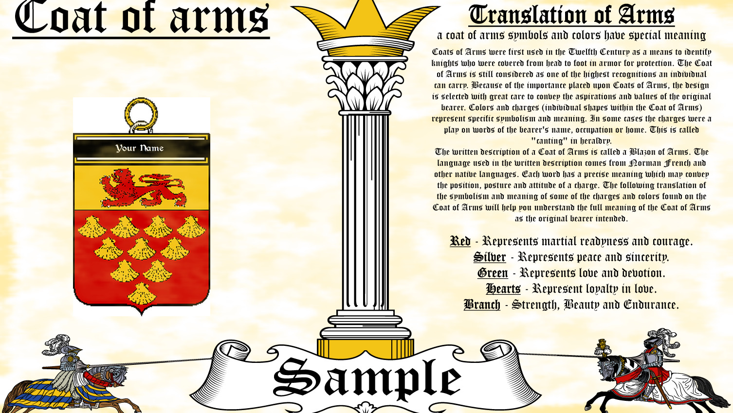 Malherbe-malherbe Coat Of Arms Heraldry Blazonry Print