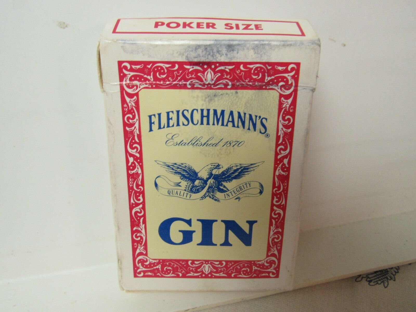 Vtg. Promotional Fleischmann's Gin / Hoyle Deck Of Playing Cards