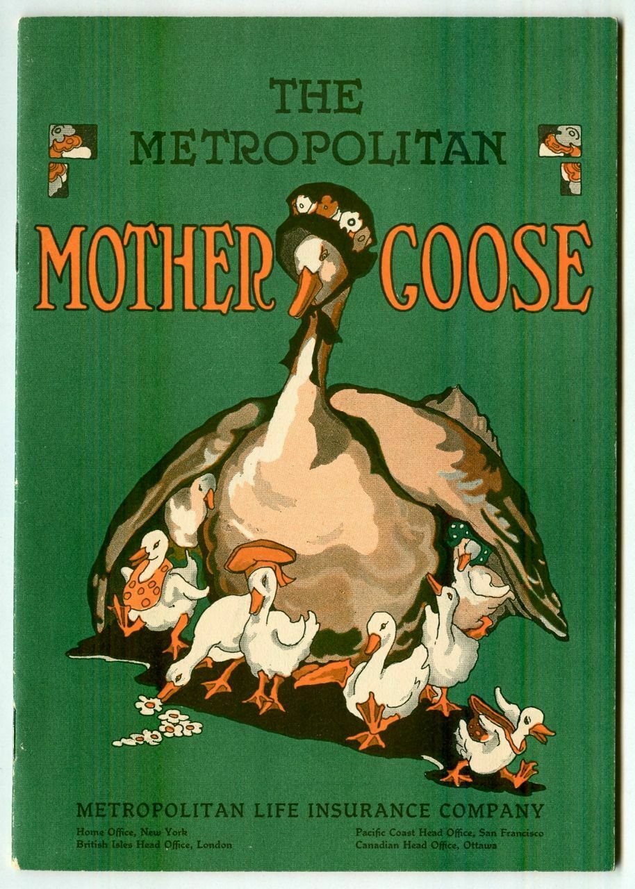 Vintage 1930s Metropolitan Mother Goose Booklet! (metropolitan Life Insurance)
