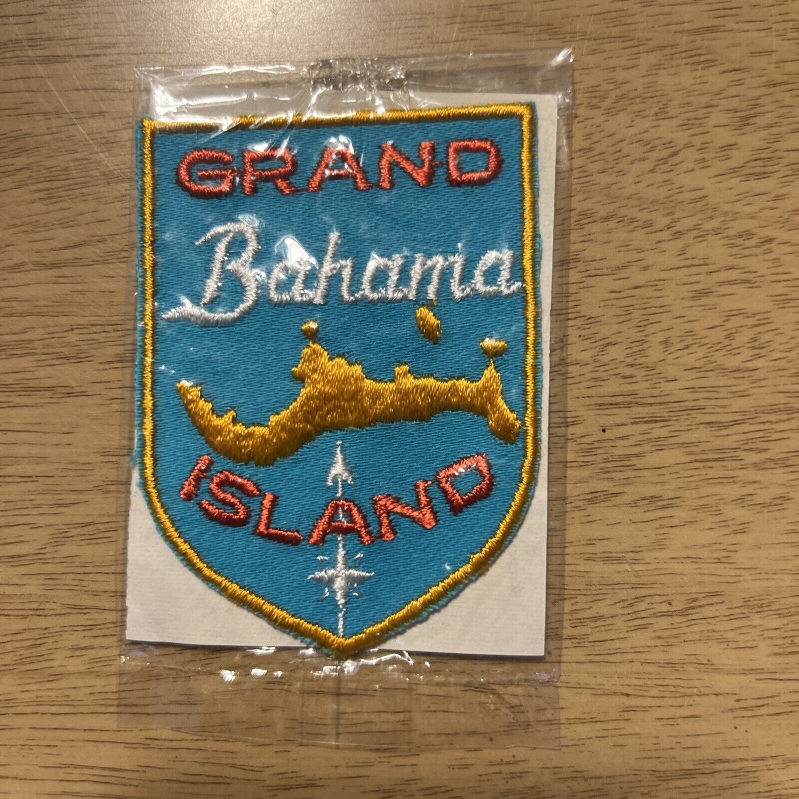 Vintage Travel Patch Bahamas  1960s