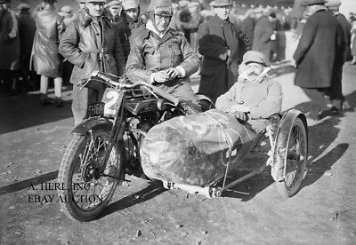 Sarolea 600cc Factory Sidecar Dawson 1924 French Grand Prix Motorcycle Photo