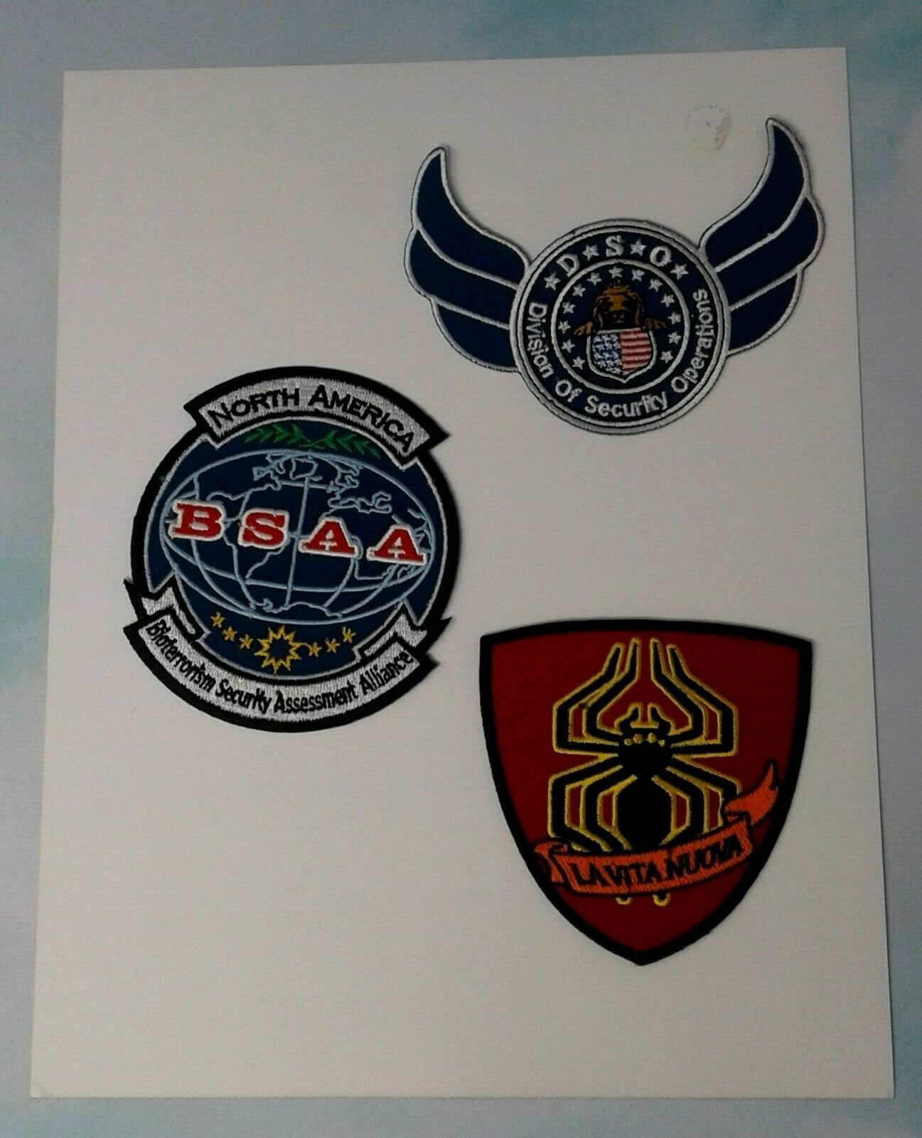 Resident Evil 5 Embroidered Patches From The Limited Edition Guide