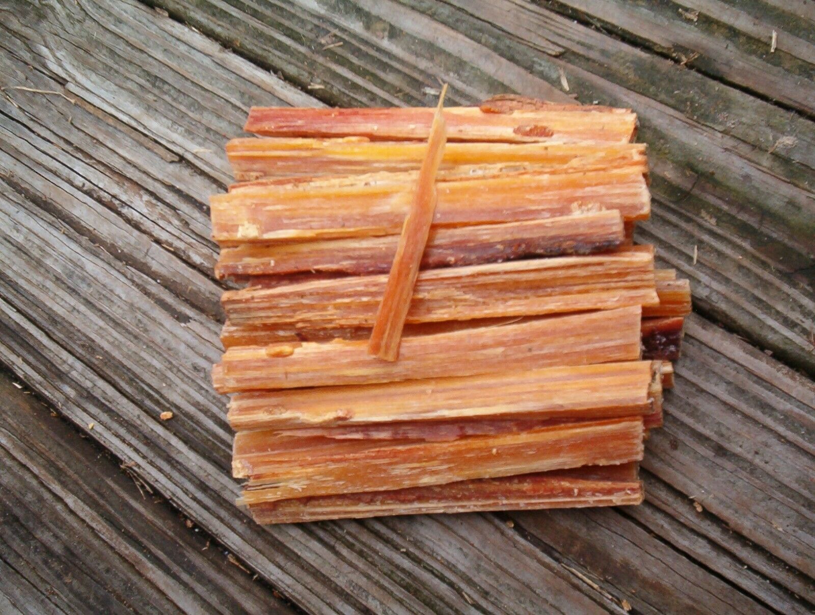 Fat Lighter Fatwood Kindling Fire Starter Wood Tinder Sticks *8 Ounces* 2 For 4