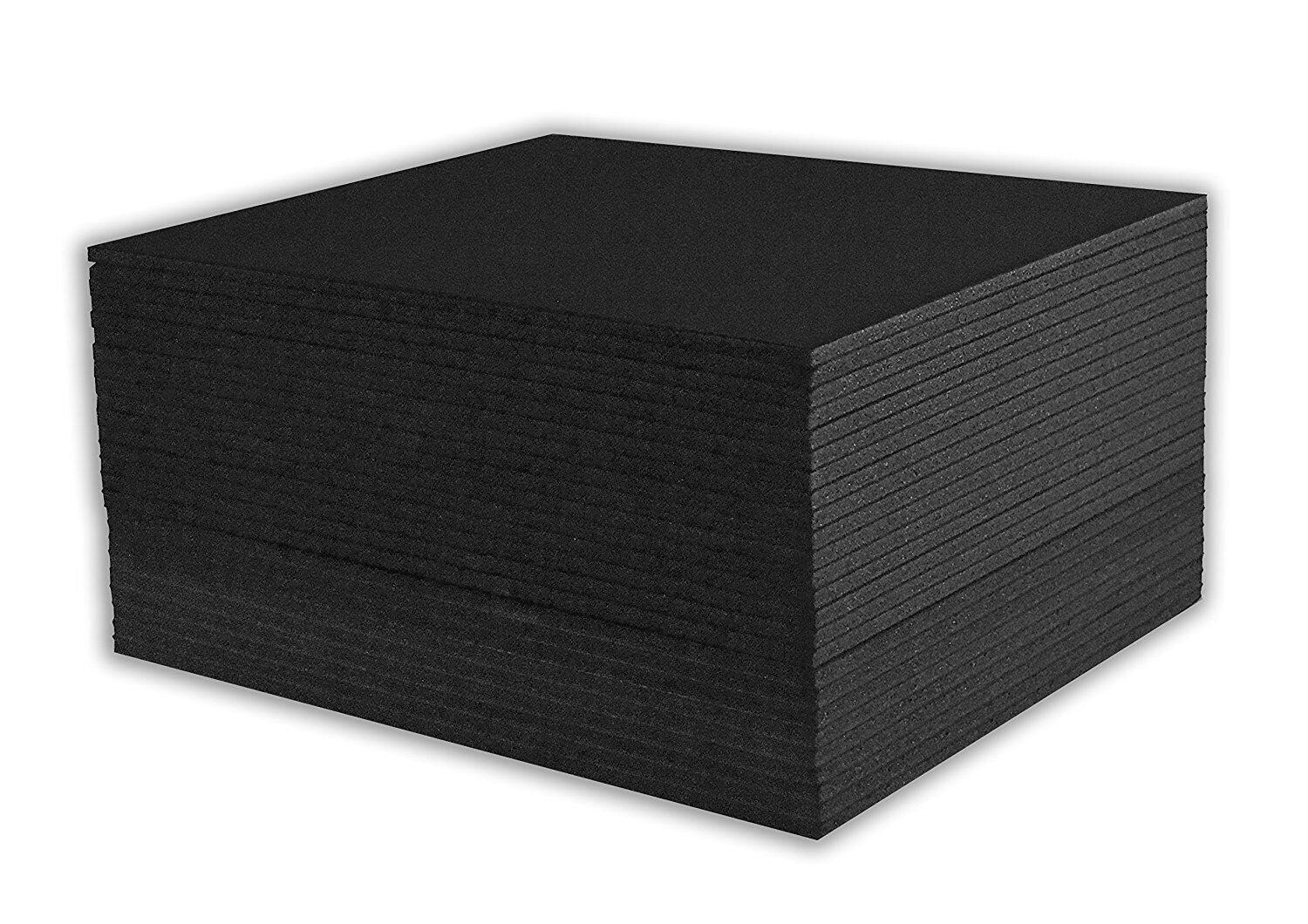 Pack Of 50 8x10 3/16 Black Foam Core Backing Boards