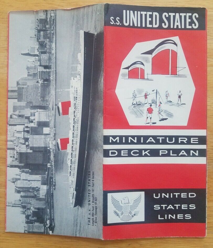 United States (united States) 1964 Deck Plan Loaded With Phoots